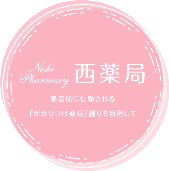 患者様に信頼される「かかりつけ薬局」創りを目指して